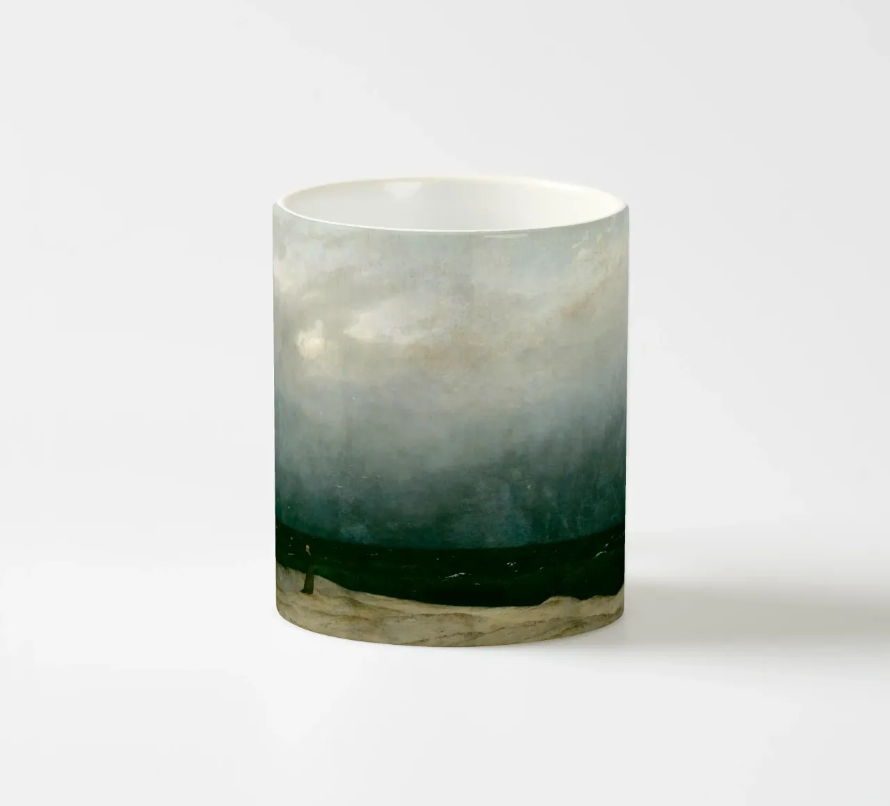 Caspar David Friedrich - The Monk by the Sea tazza in ceramica da apoloprints