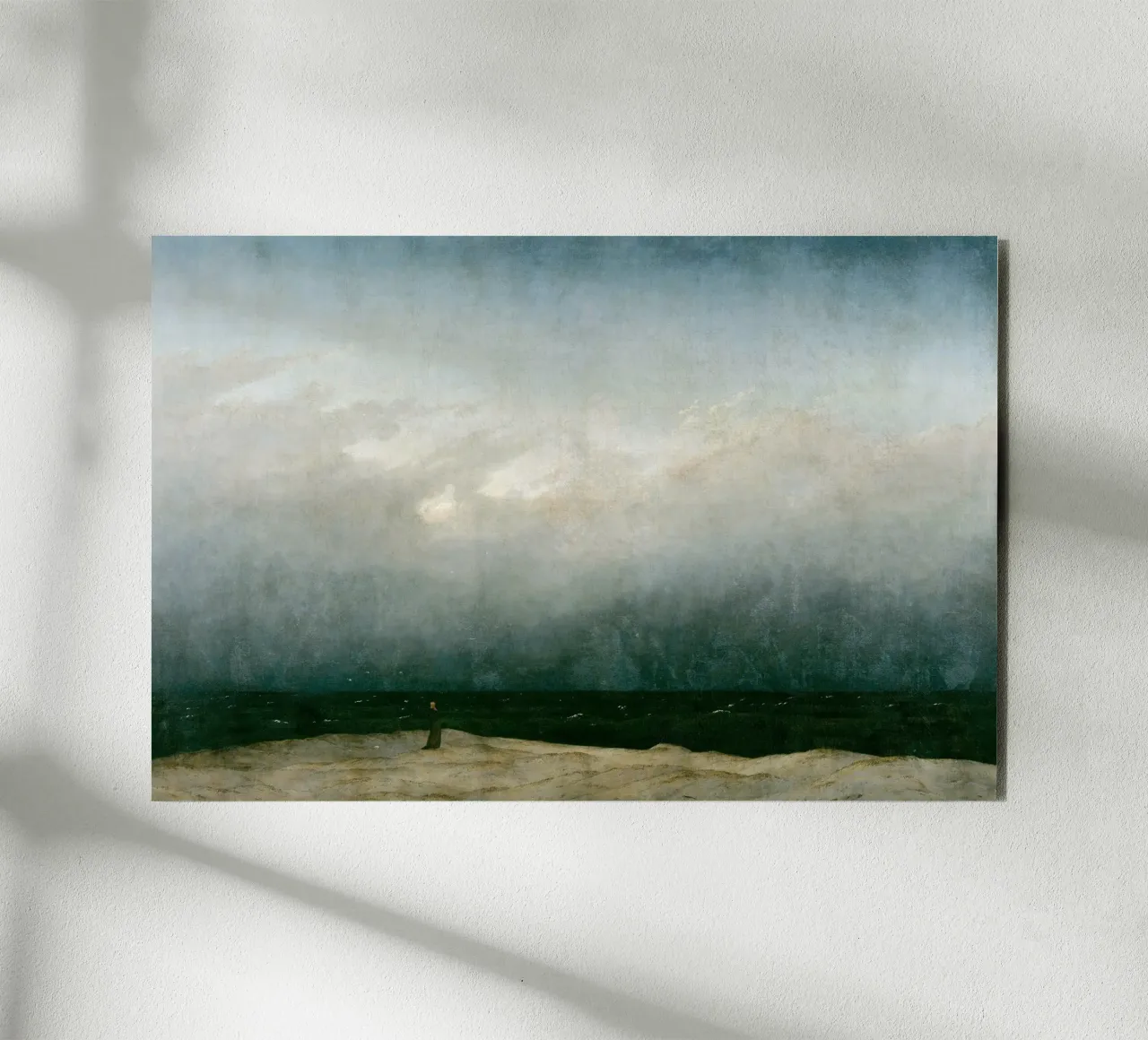 Caspar David Friedrich - The Monk by the Sea alluminio dibond da apoloprints