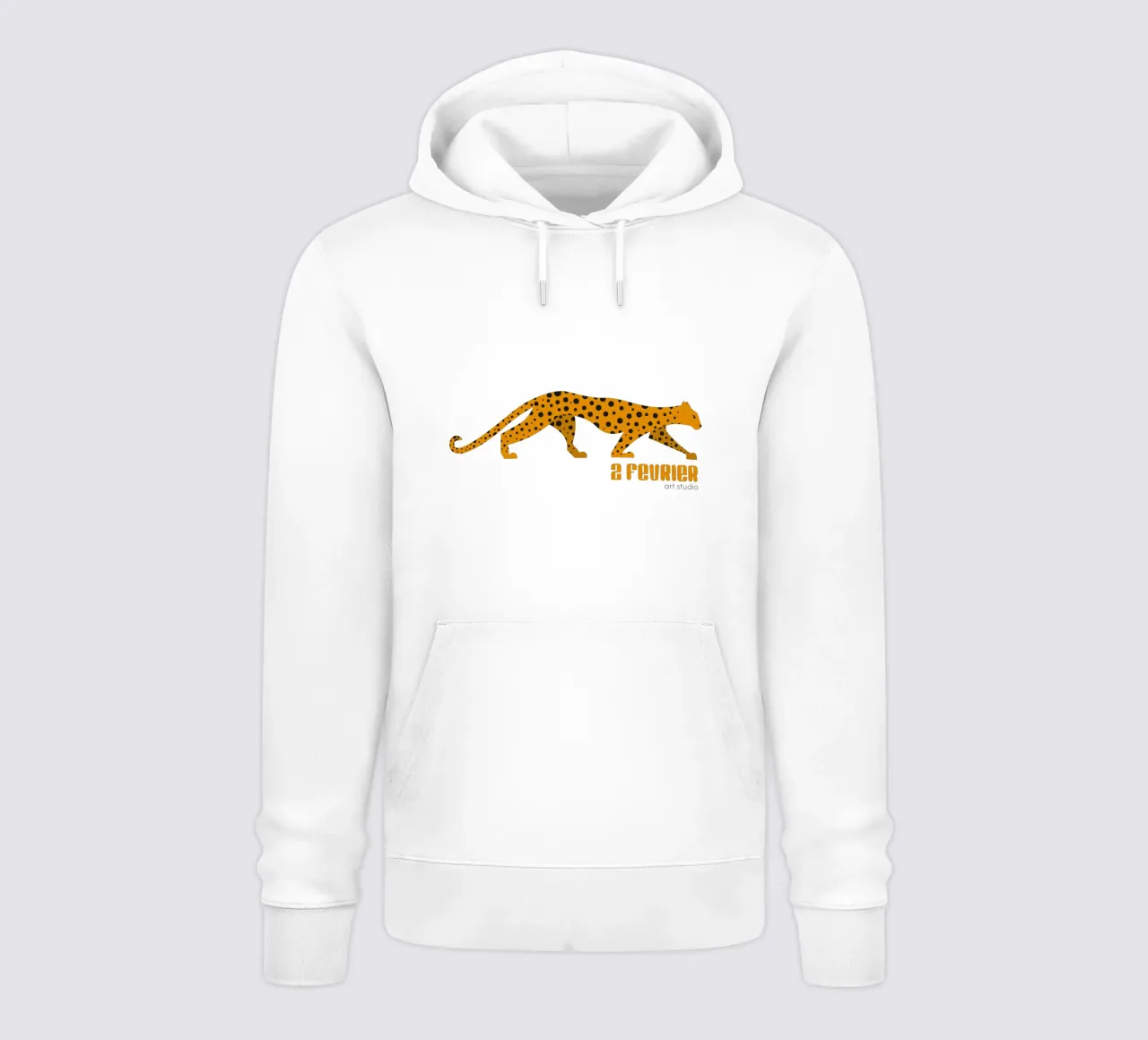 Panthera - Firma felpa con cappuccio da 2fevrierArtStudio