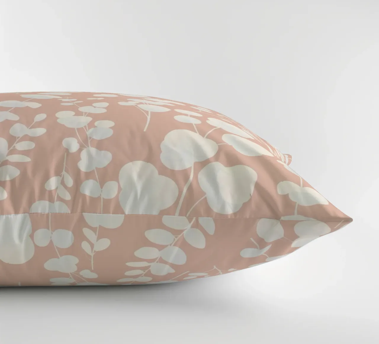 Pattern Foglie di Eucalipto Blush cuscino da SilverPegasus