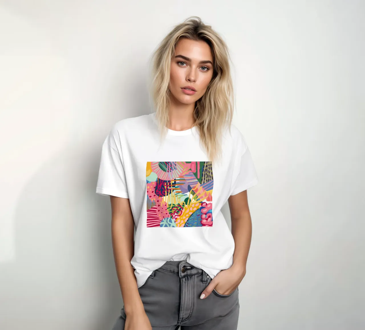 Pink Desert Dreamscape t-shirt by Zep Layers