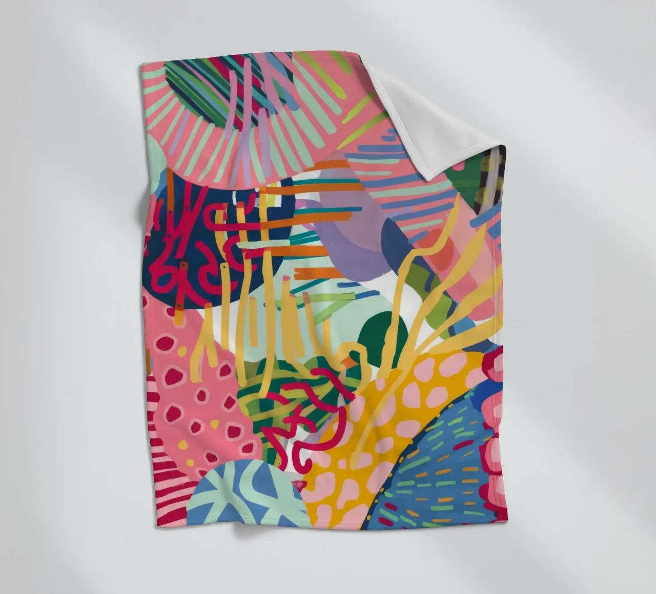 Pink Desert Dreamscape fleece blanket by Zep Layers