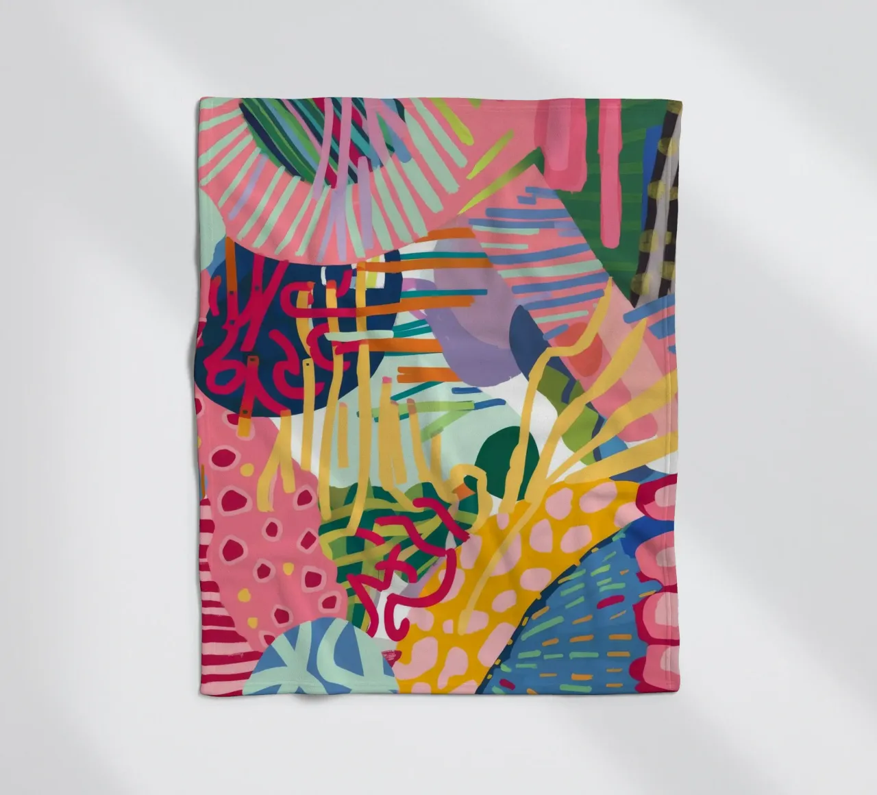 Pink Desert Dreamscape fleece blanket by Zep Layers