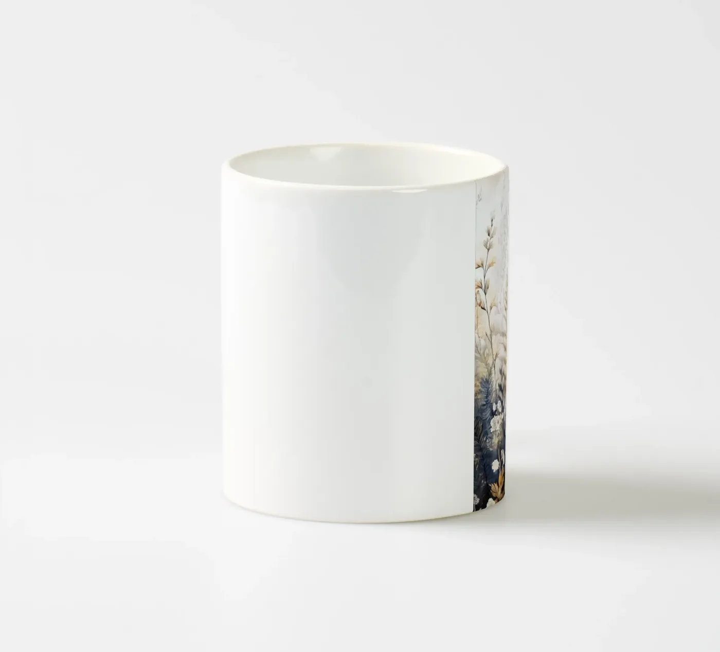 Ferns ceramic mug by Justyna Jaszke JBJart