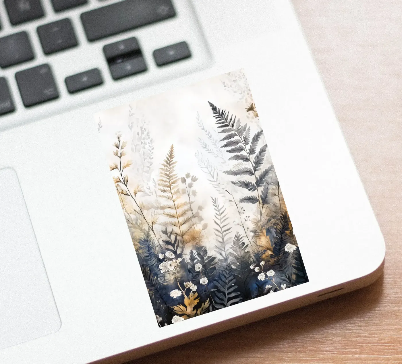 Ferns sticker by Justyna Jaszke JBJart