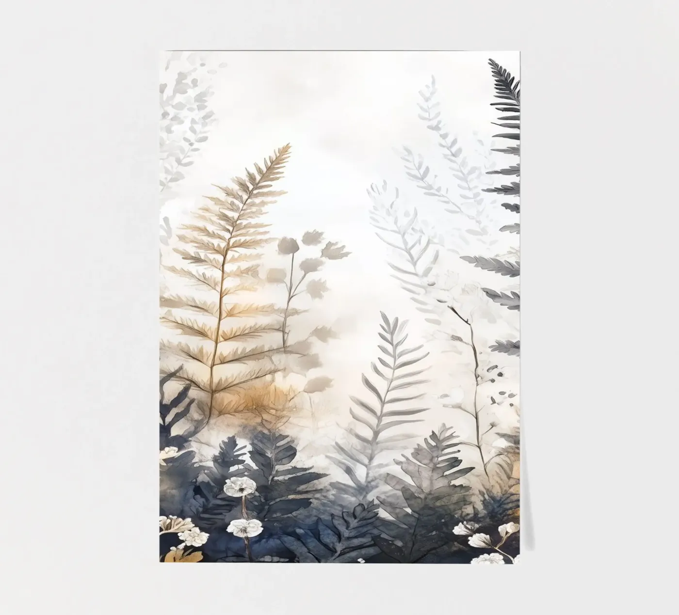 Ferns sticker sheet by Justyna Jaszke JBJart