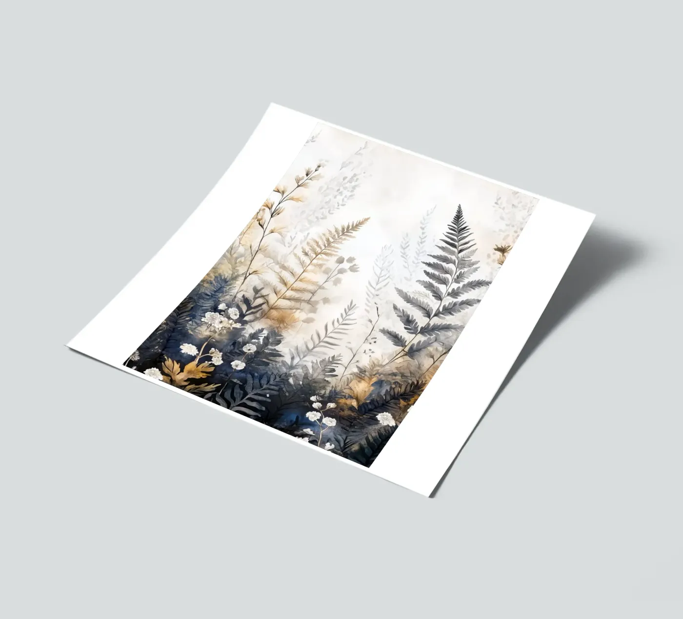 Ferns sticker sheet by Justyna Jaszke JBJart