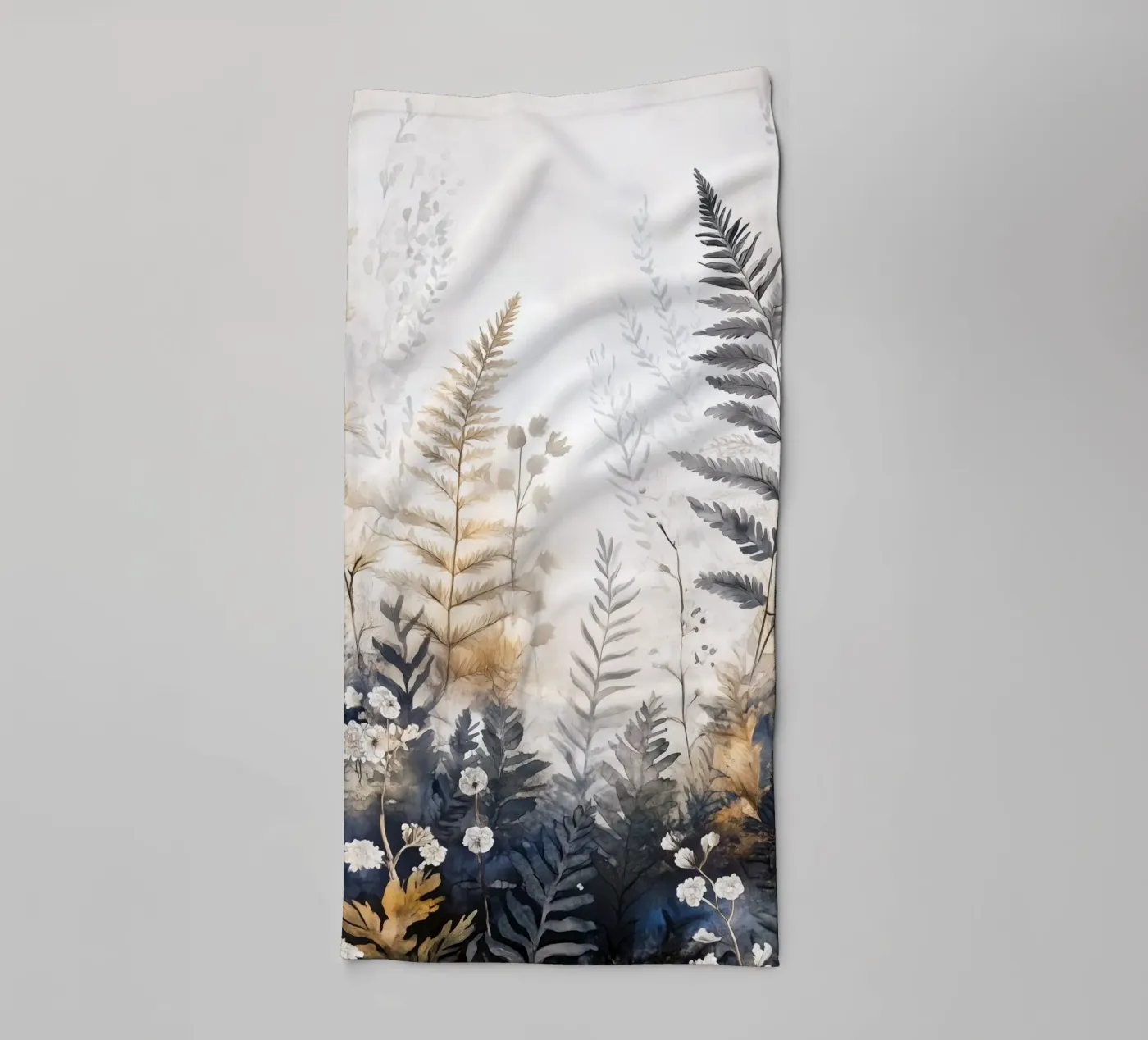 Ferns towel by Justyna Jaszke JBJart