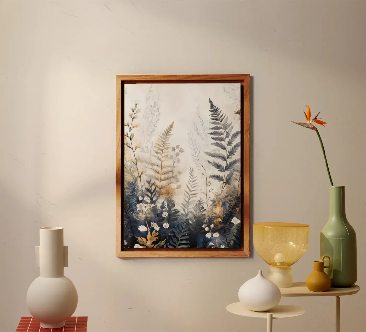 Ferns forex plate by Justyna Jaszke JBJart