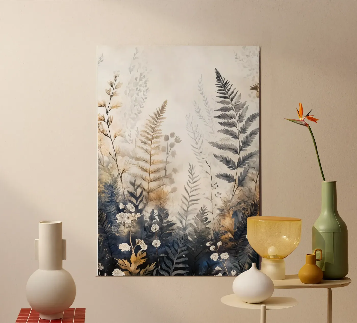 Ferns forex plate by Justyna Jaszke JBJart