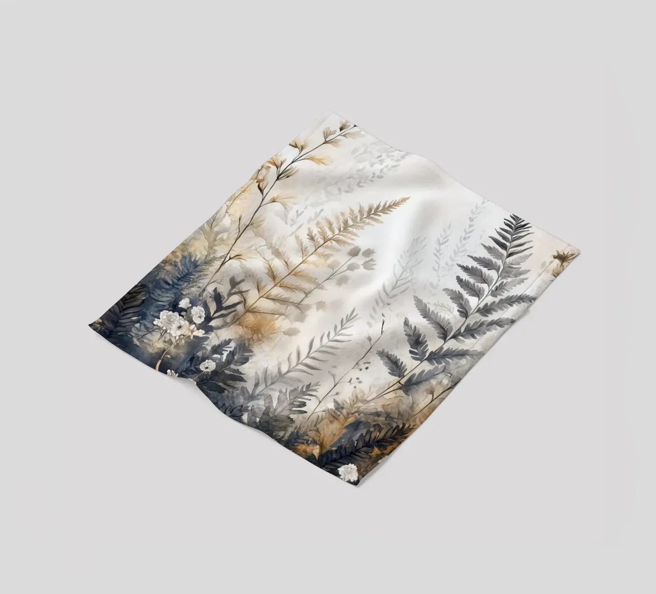 Ferns Fleecedecke von Justyna Jaszke JBJart