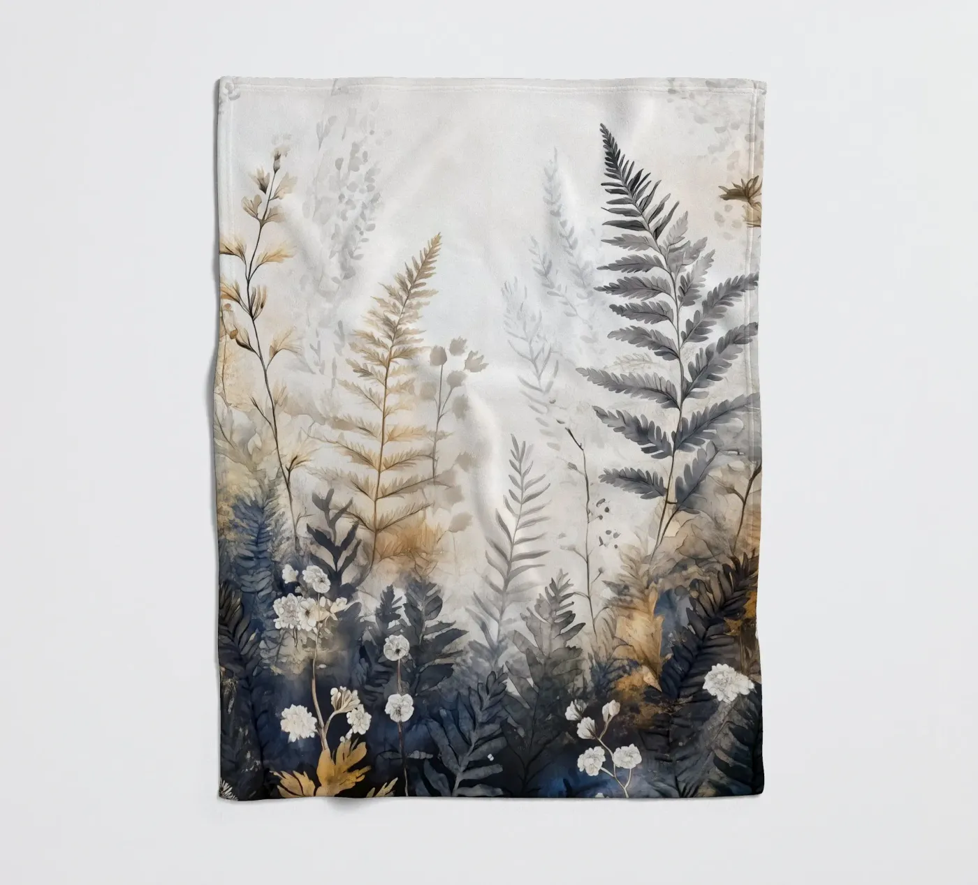 Ferns Fleecedecke von Justyna Jaszke JBJart