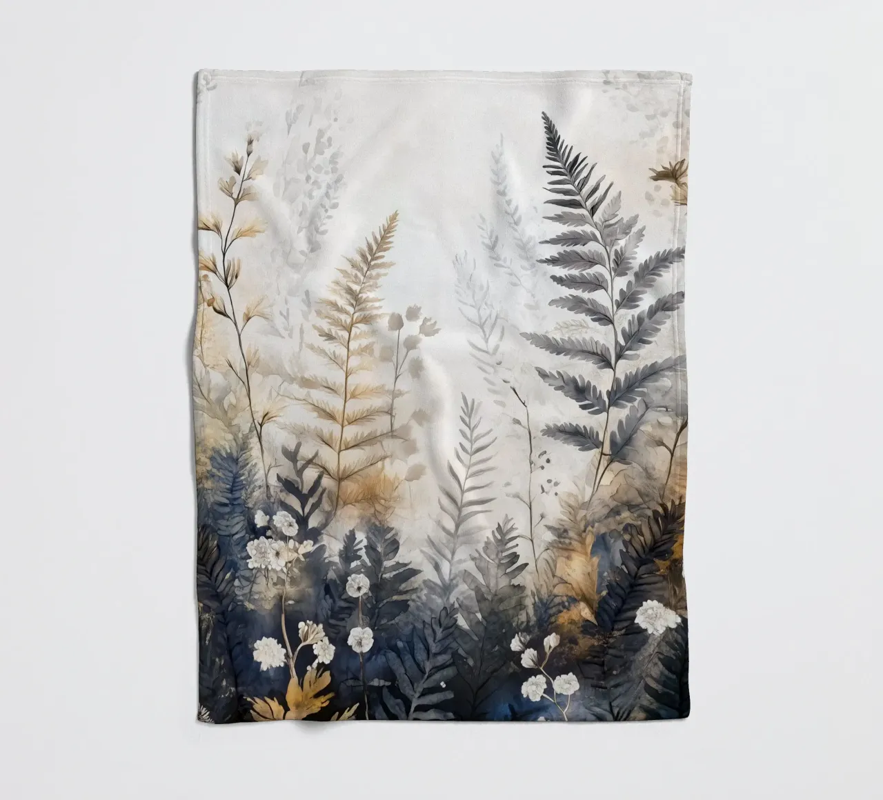 Ferns Fleecedecke von Justyna Jaszke JBJart