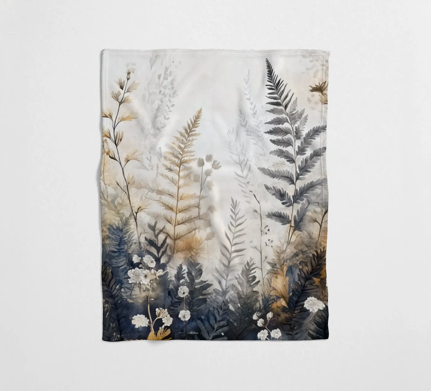 Ferns Fleecedecke von Justyna Jaszke JBJart