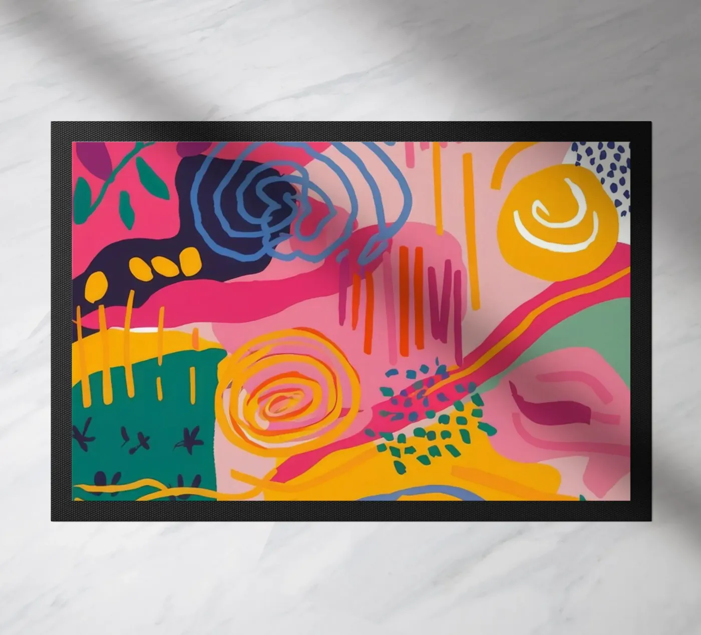 Abstract Swirl Symphony doormat by Zep Layers