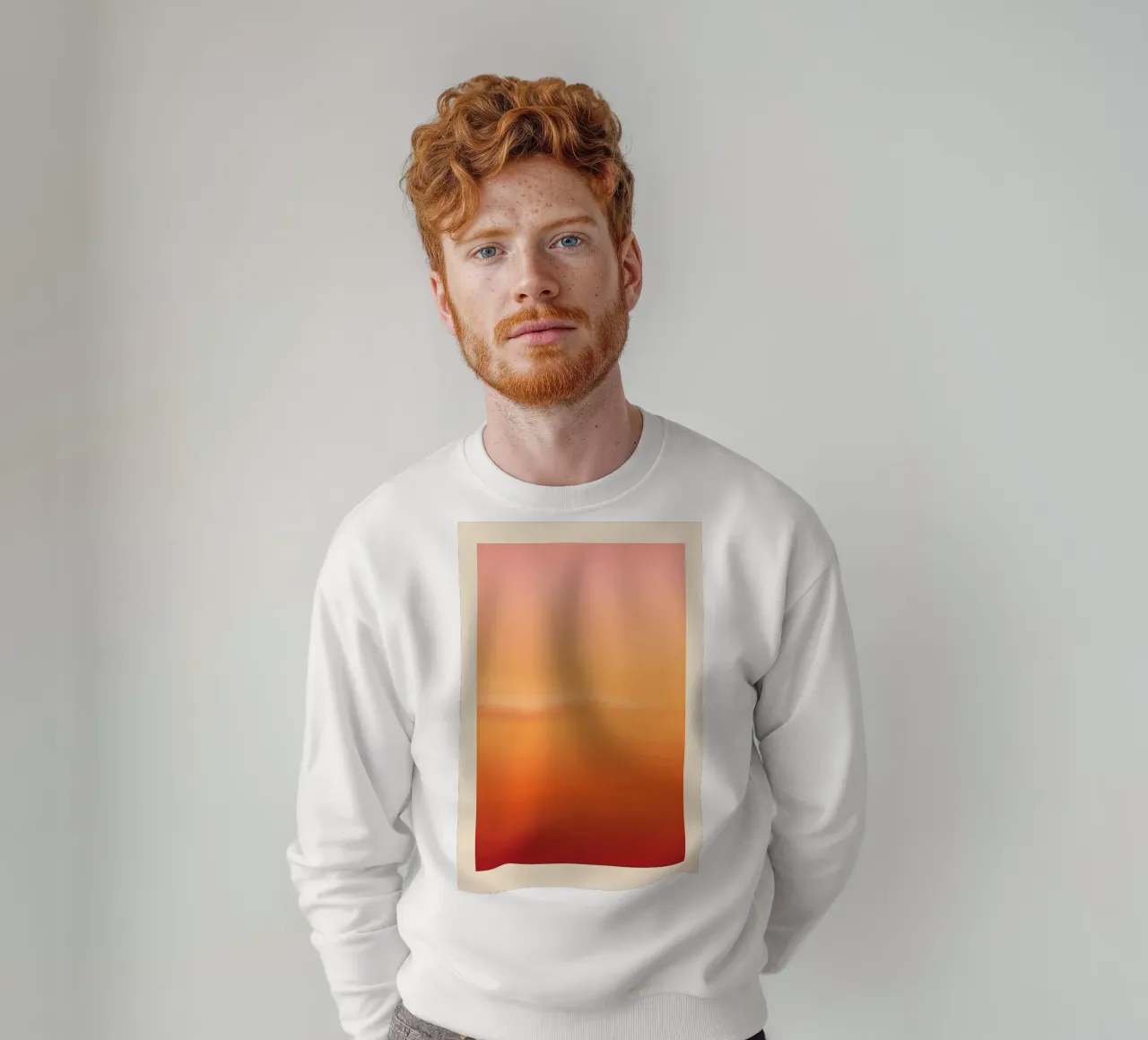 Peach Fade felpa da SMPLE