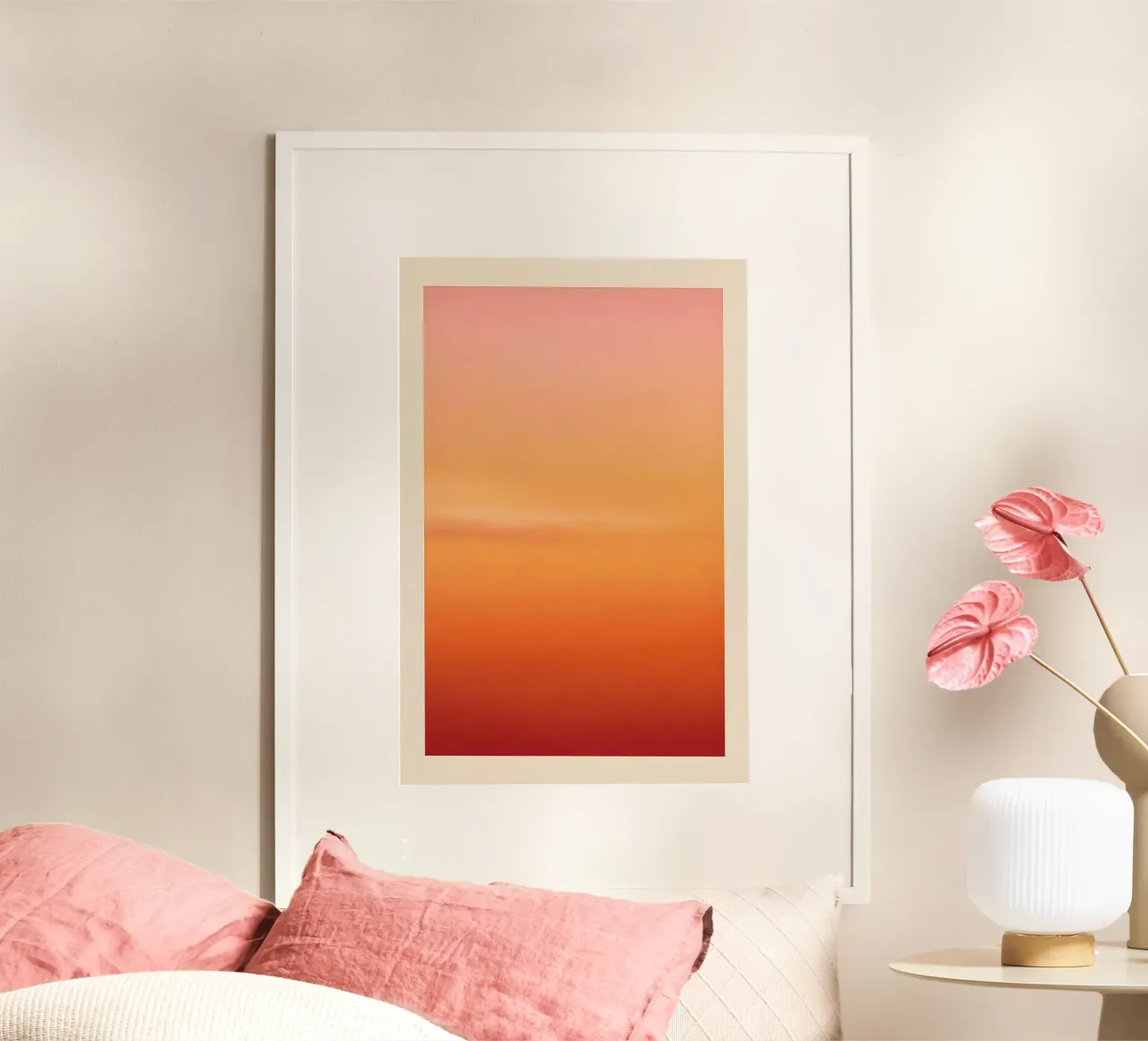 Peach Fade carta hahnemühle da SMPLE