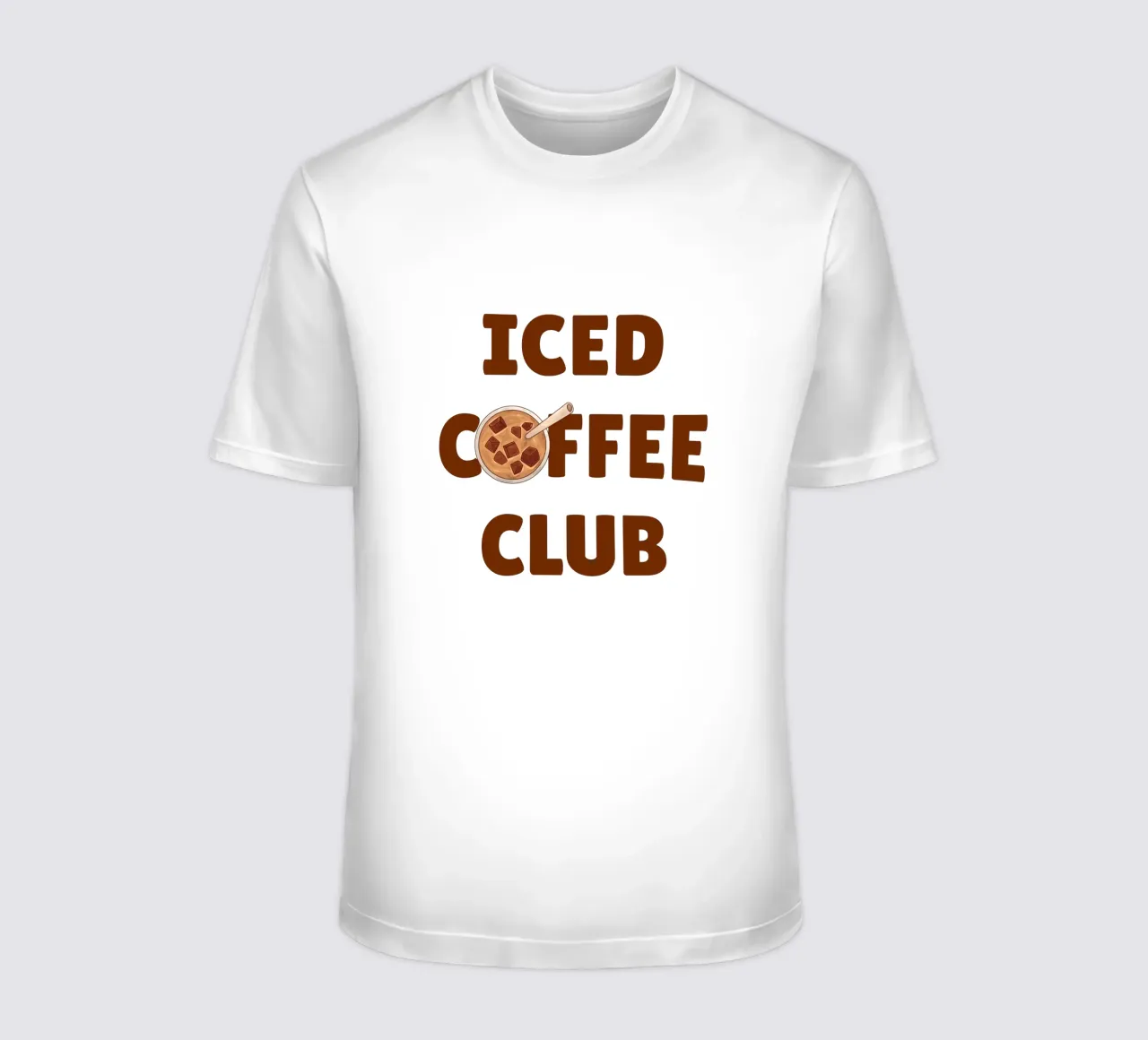 Ice coffee club t-shirt by The Quote Collective