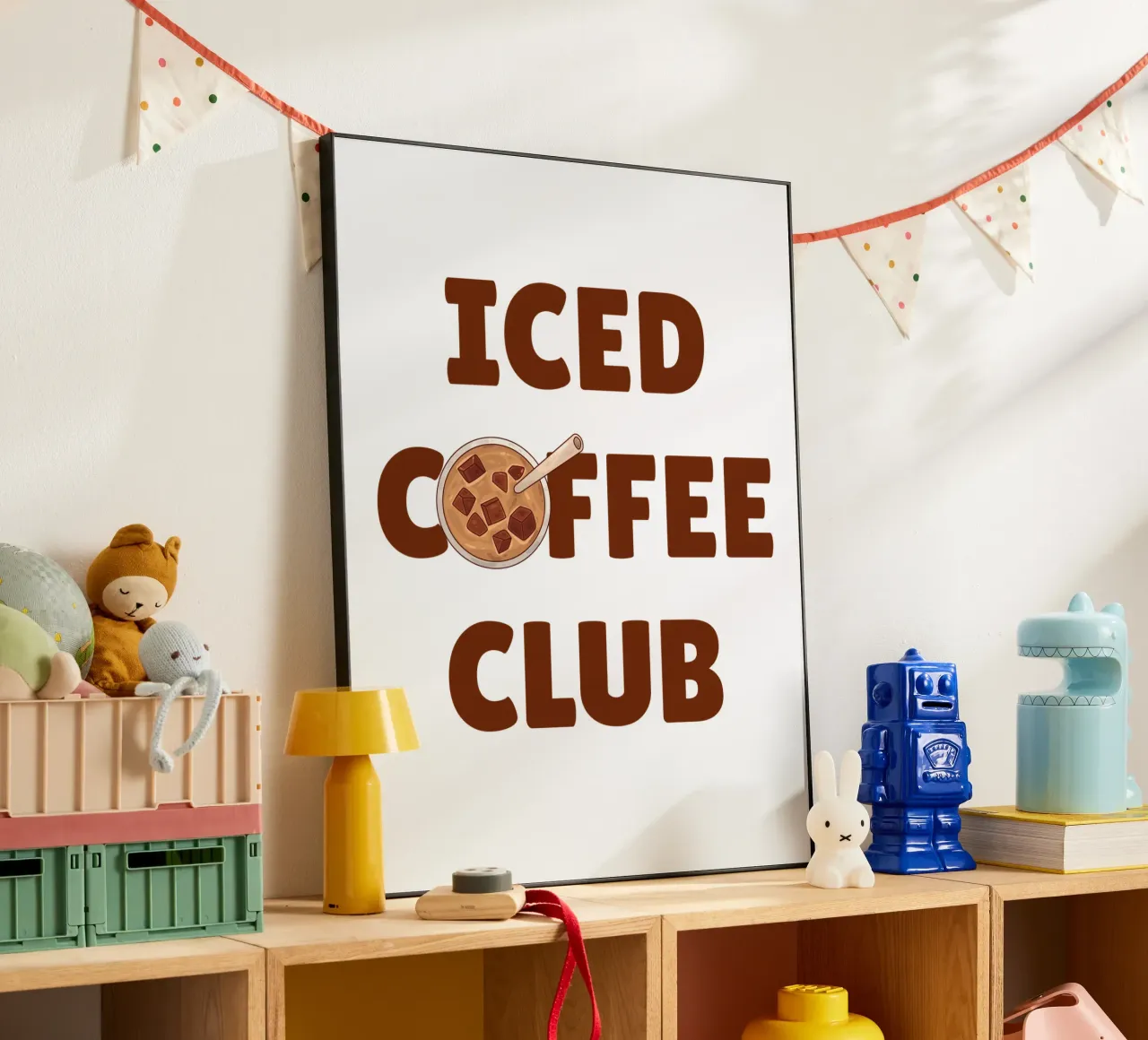 Ice coffee club alu-dibond by The Quote Collective