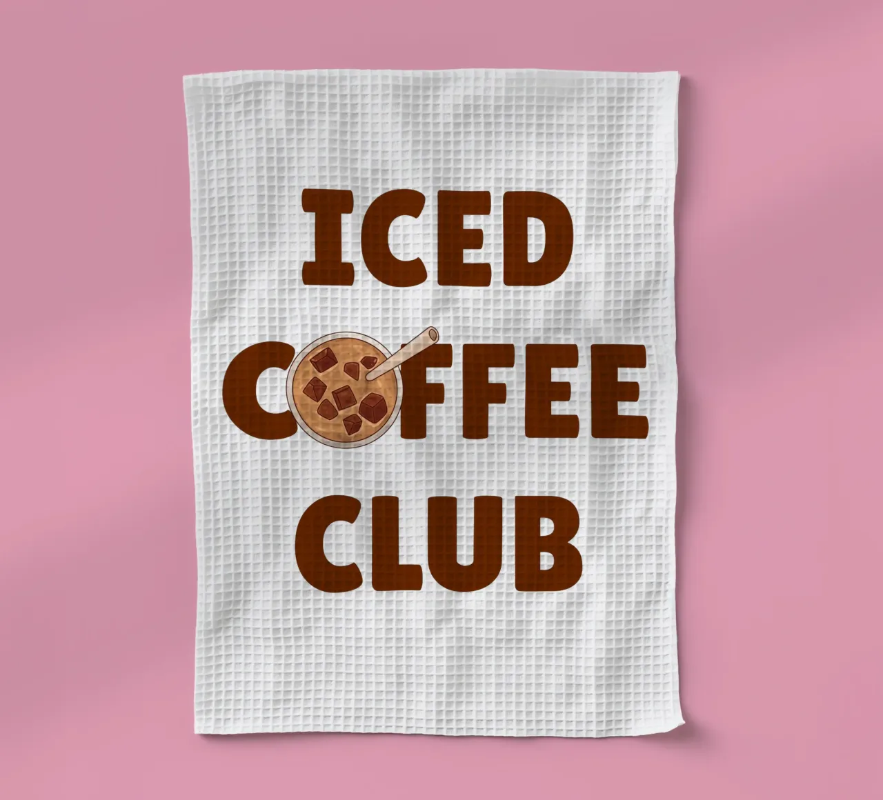 Club del caffè freddo canovaccio da cucina da The Quote Collective