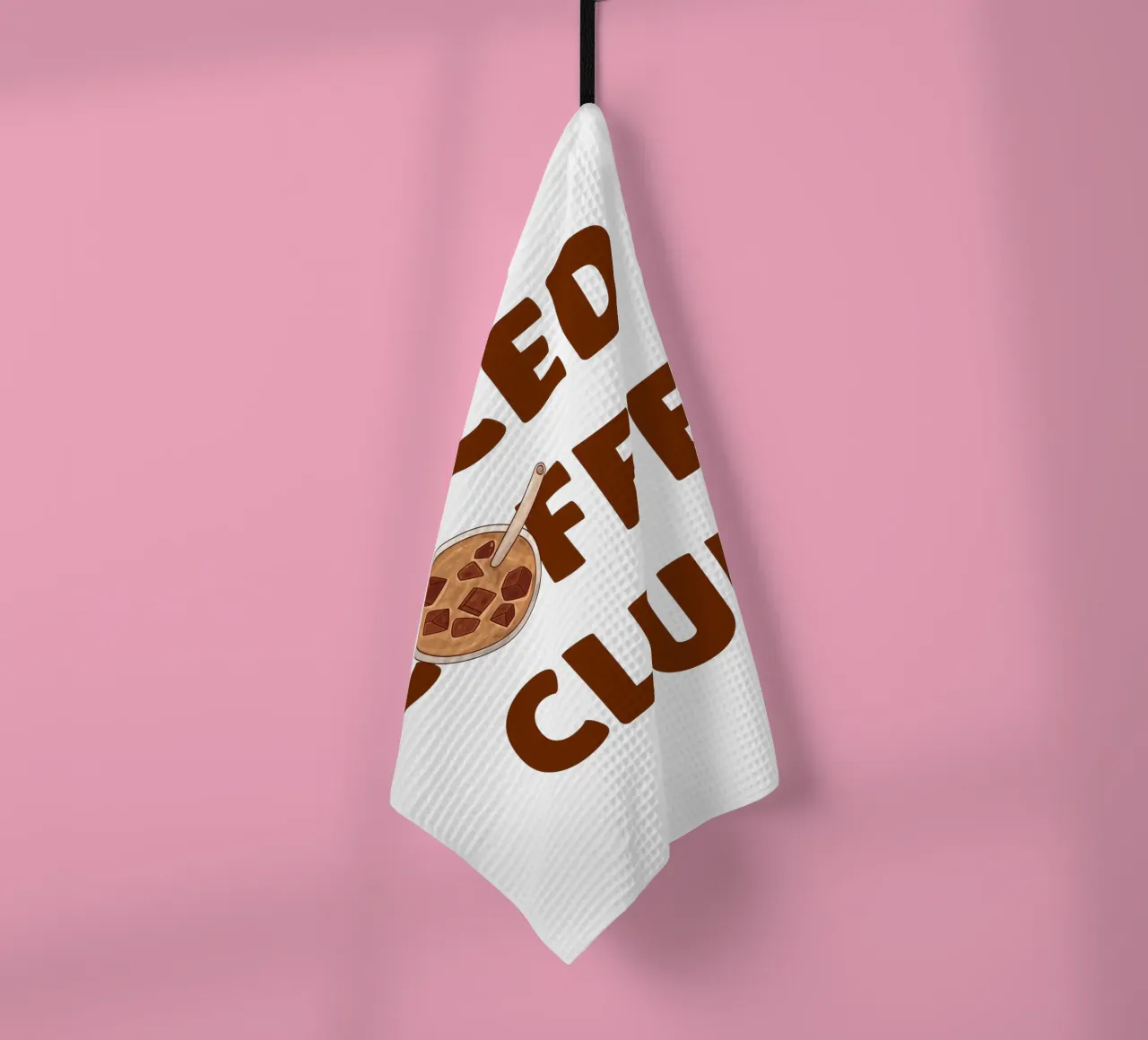 Club del caffè freddo canovaccio da cucina da The Quote Collective