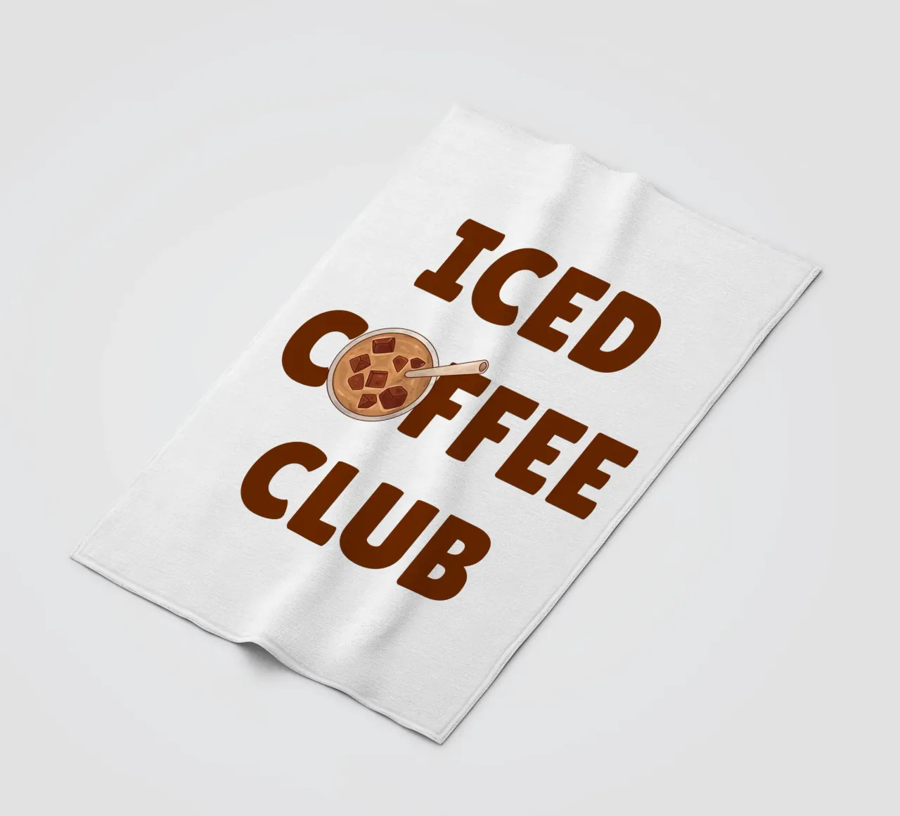 Club del caffè freddo coperta in pile da The Quote Collective