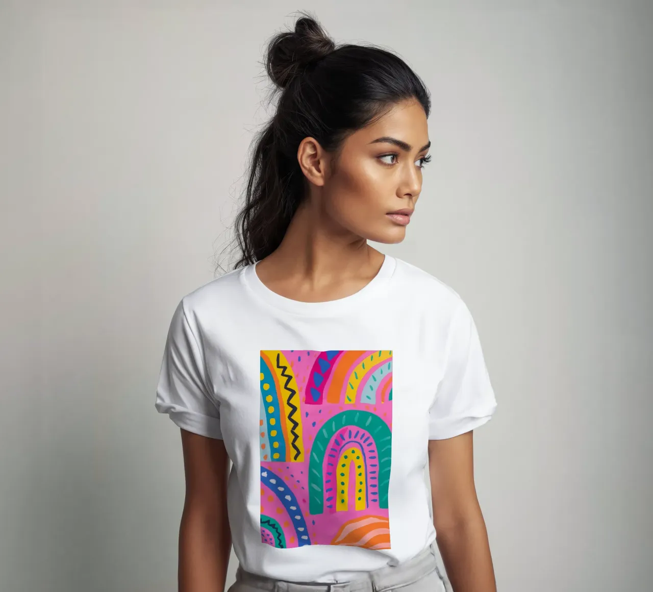 Arcobaleno Reverie t-shirt da Zep Layers