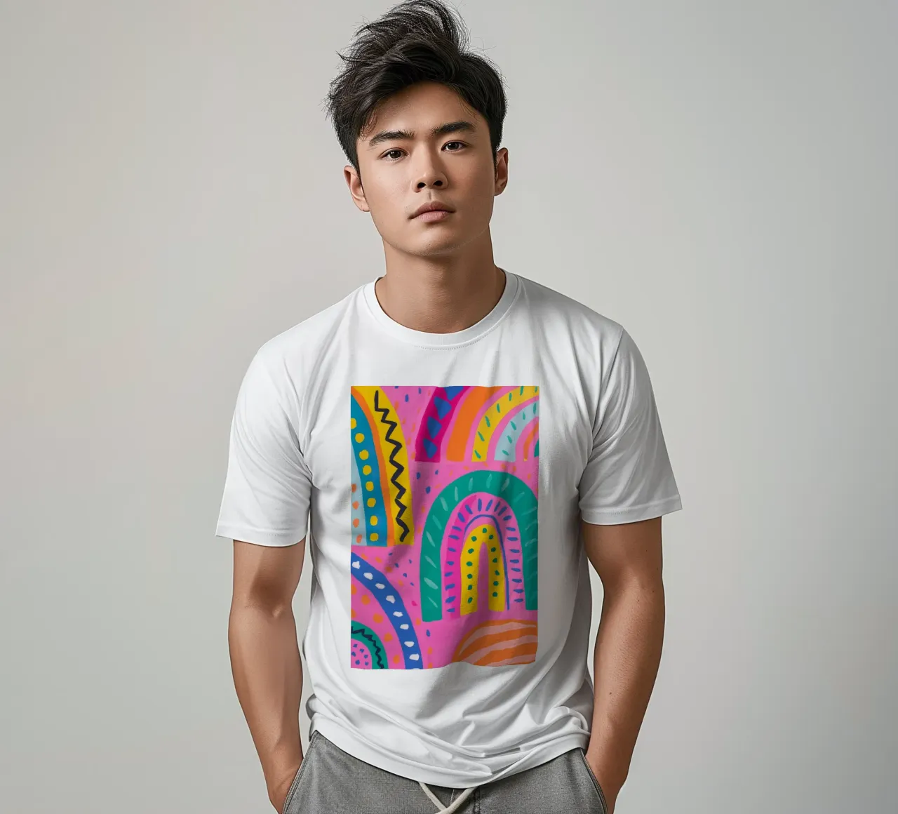Arcobaleno Reverie t-shirt da Zep Layers