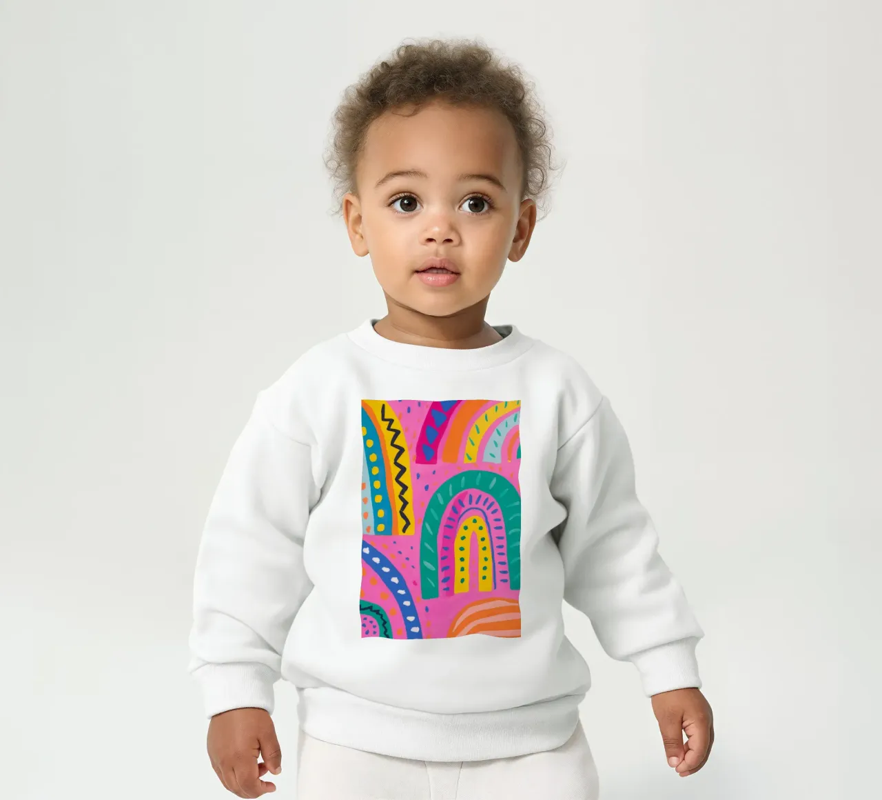 Arcobaleno Reverie felpa neonato da Zep Layers