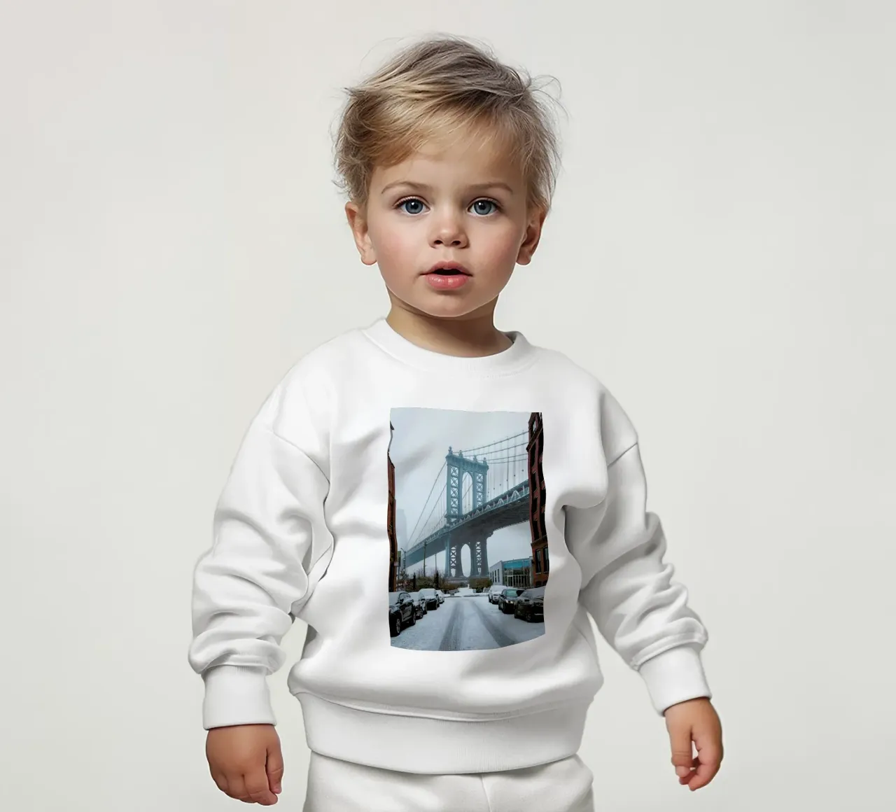 Winter Bridge felpa neonato da METROPOLIS