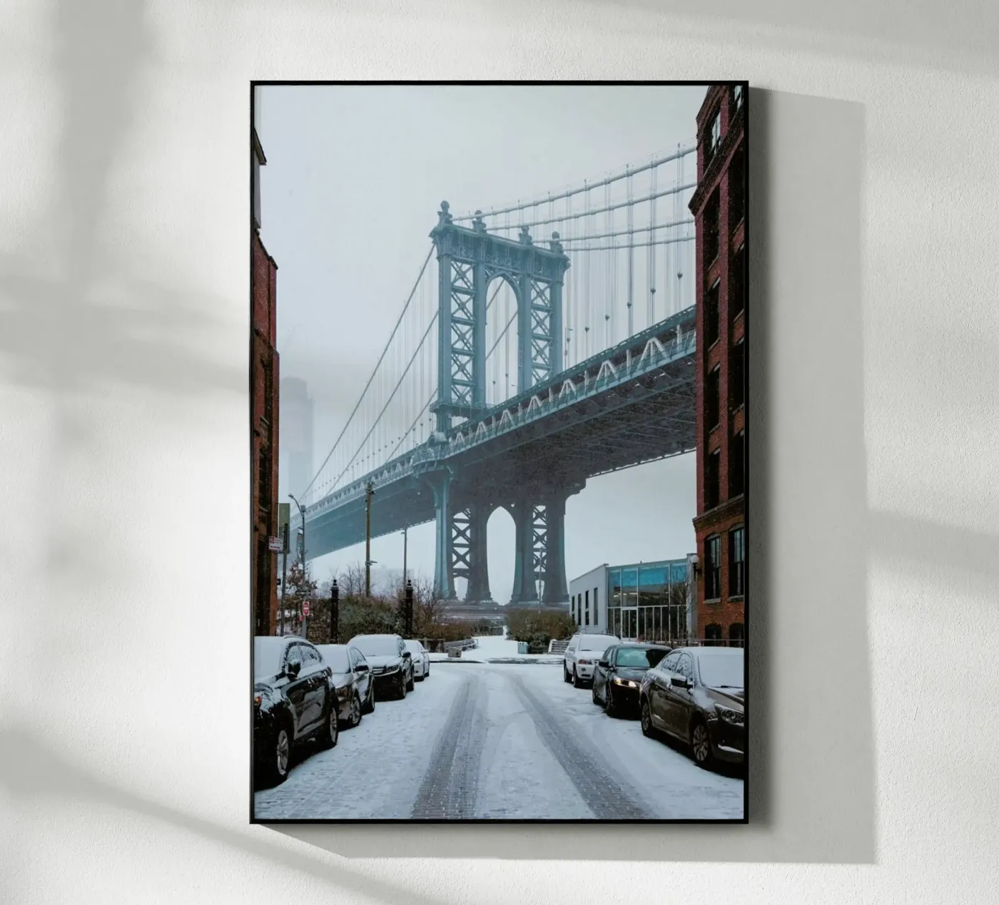 Winter Bridge Acryl-Glas von METROPOLIS