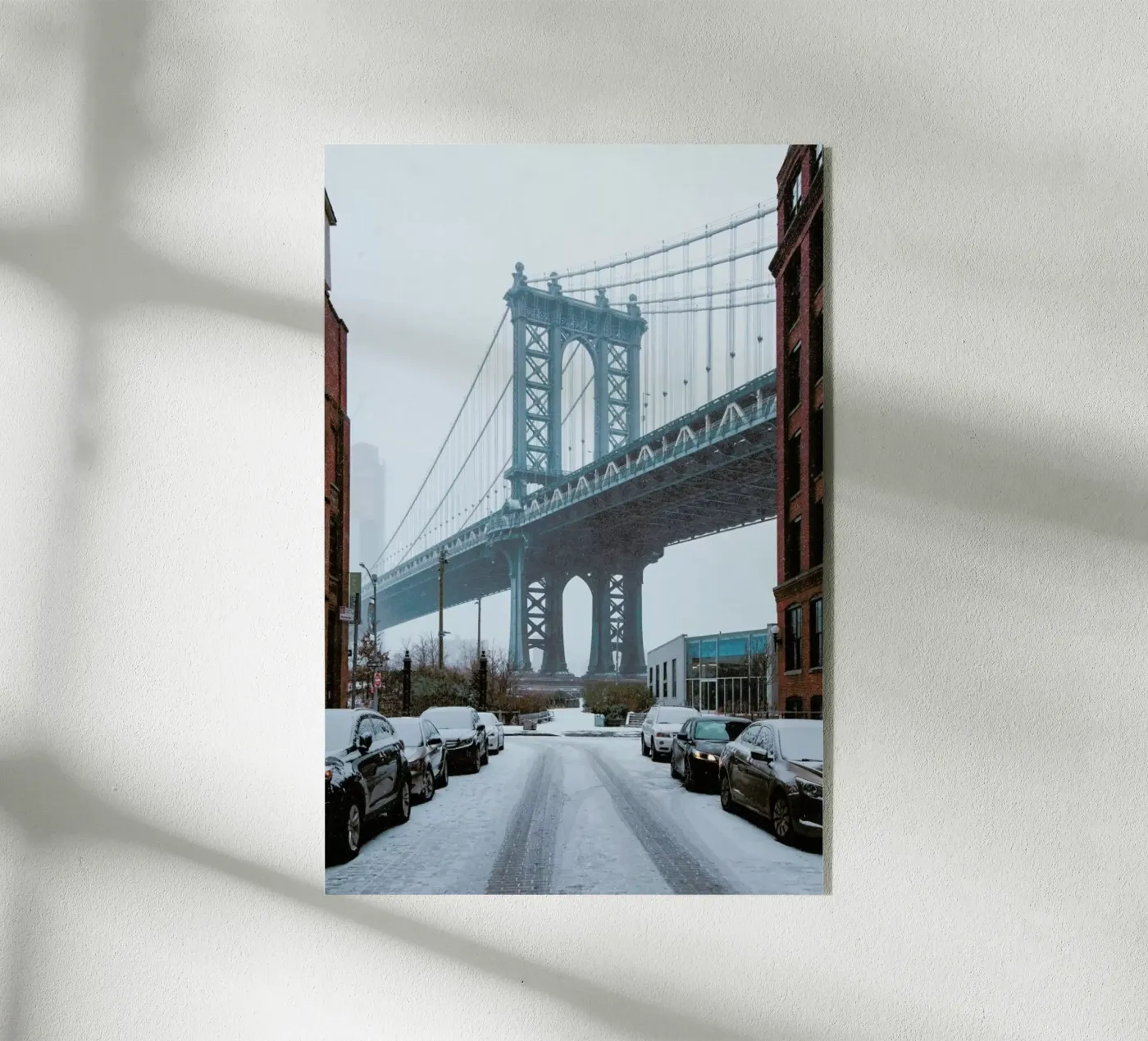 Winter Bridge Acryl-Glas von METROPOLIS