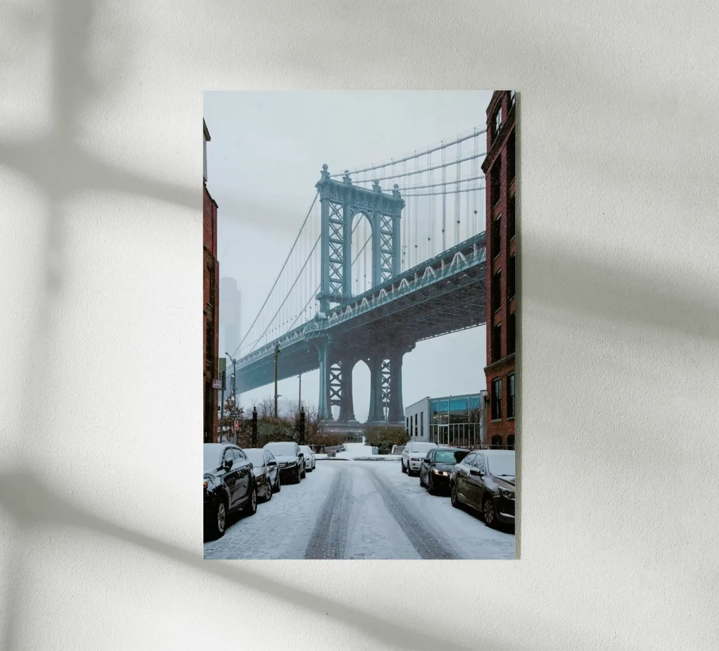 Winter Bridge acrylic glass by METROPOLIS