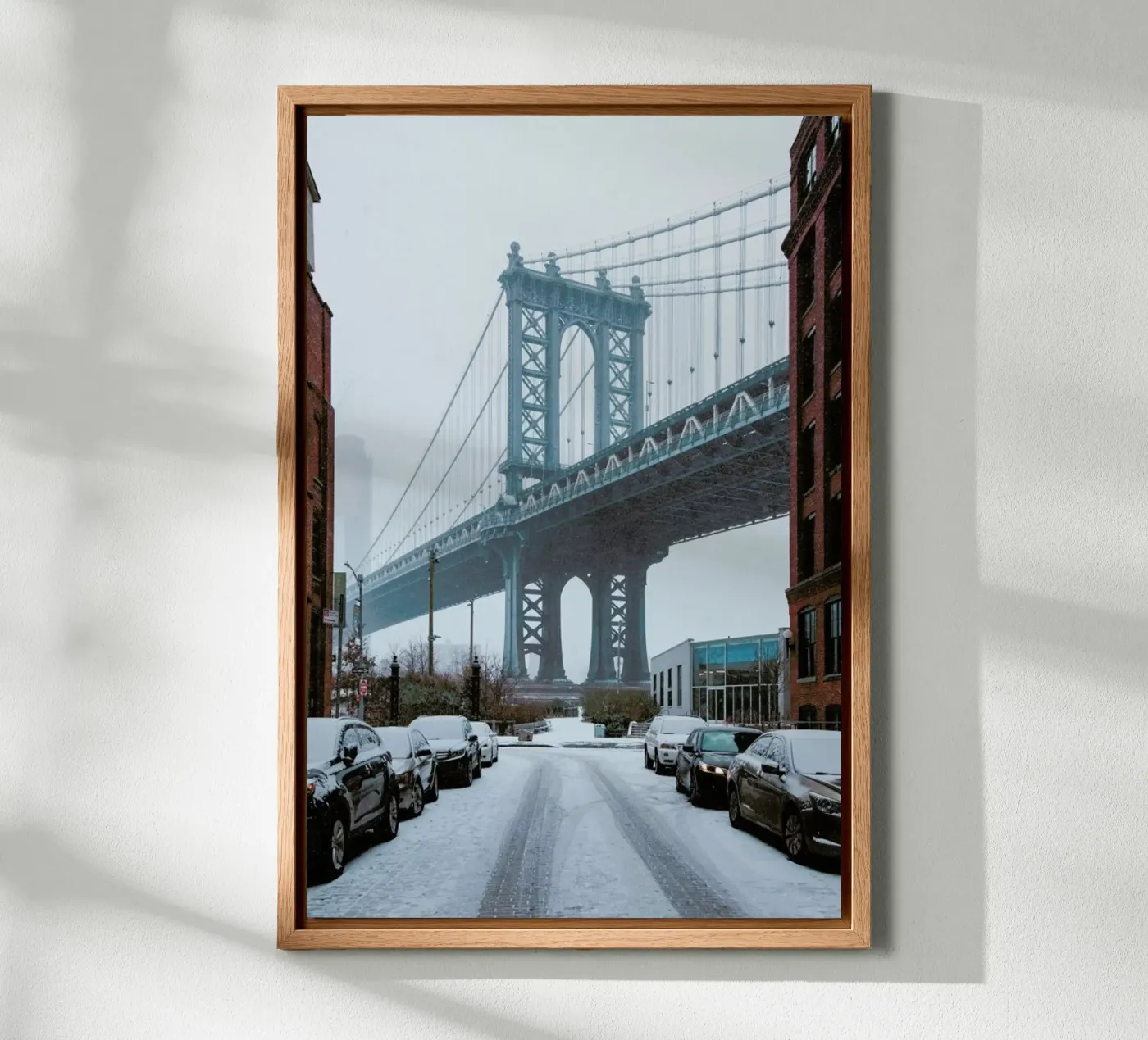 Winter Bridge canvas by METROPOLIS