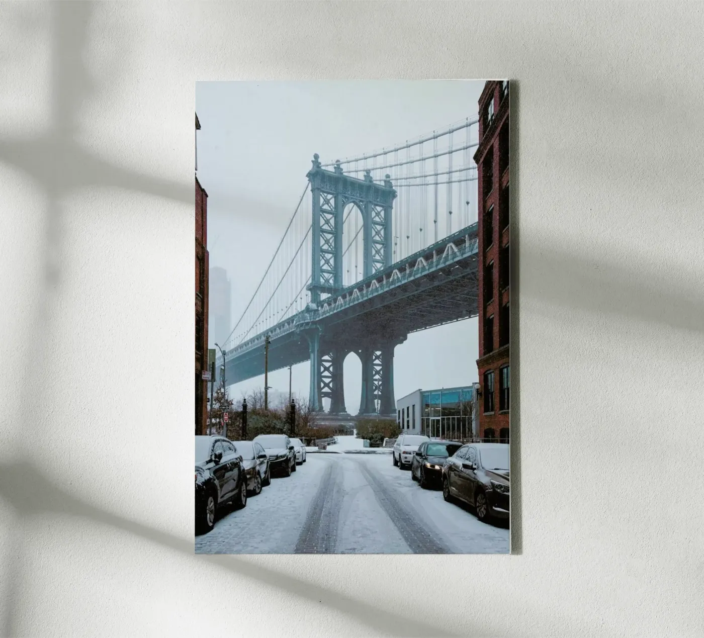 Winter Bridge canvas by METROPOLIS