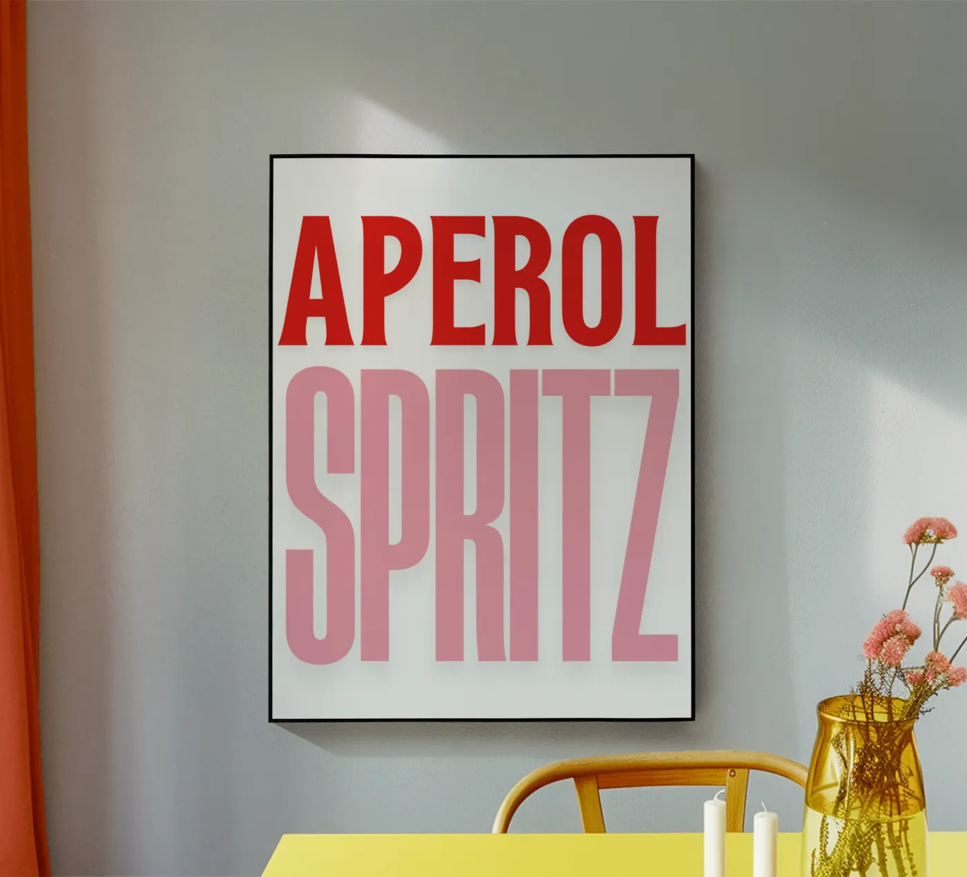 Aperol Spritz plexiglass da The Quote Collective