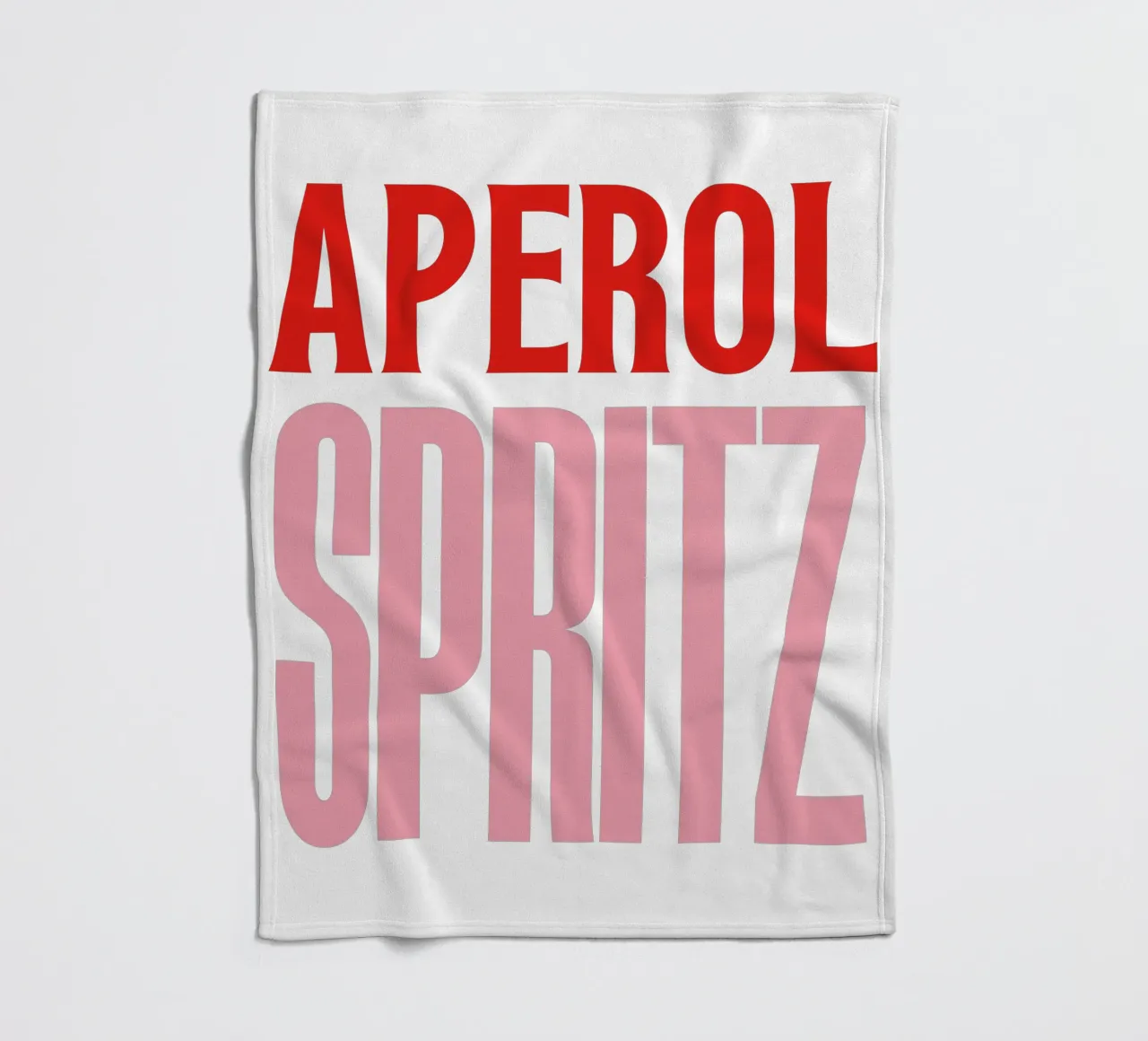 Aperol Spritz coperta in pile da The Quote Collective
