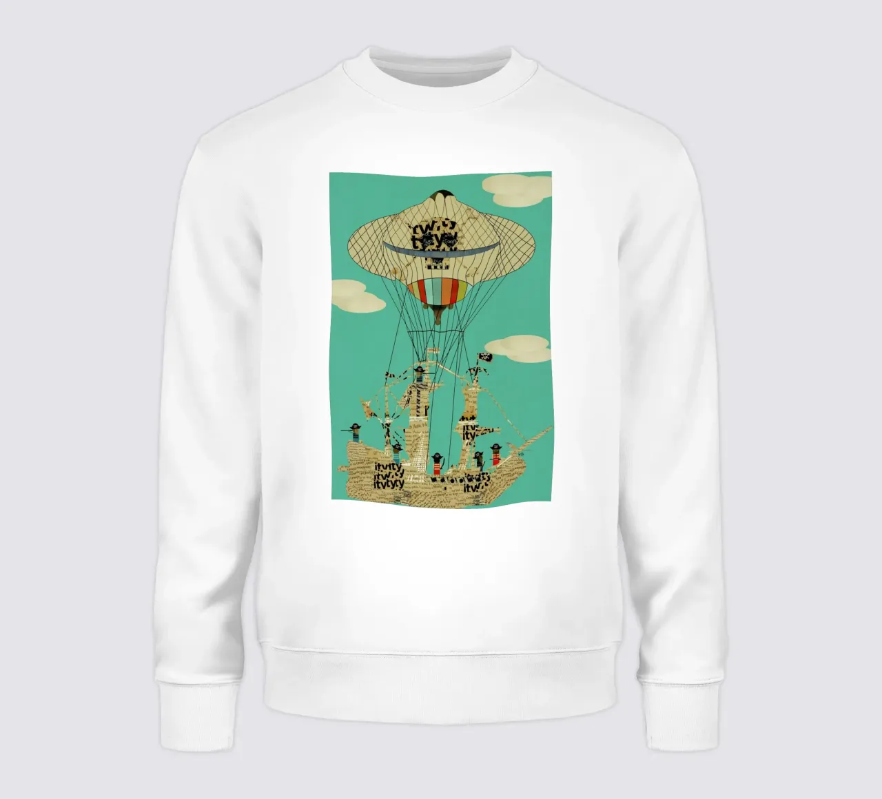 sky pirates sweatshirt by Brian Buckley