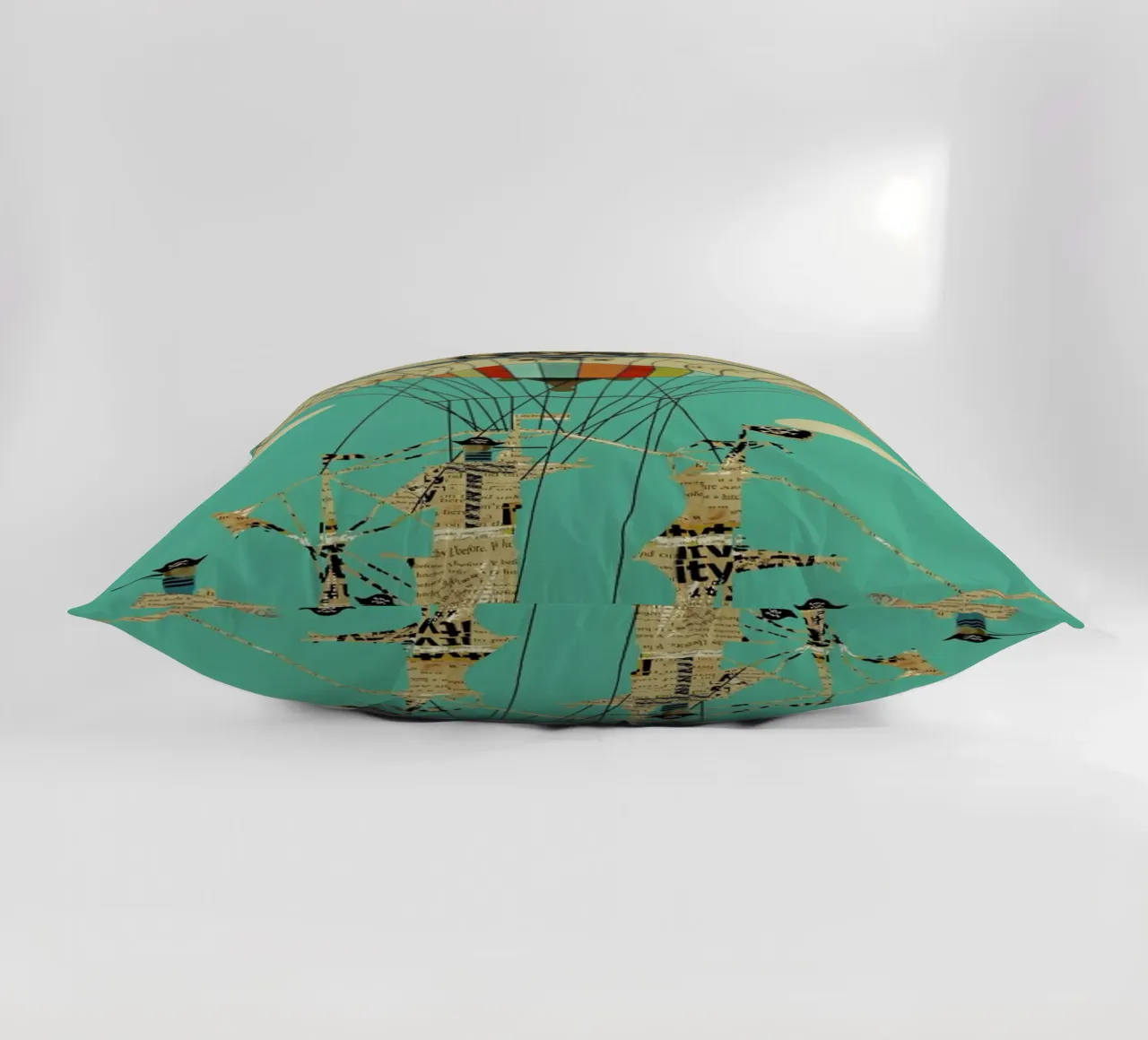 sky pirates cuscino da Brian Buckley