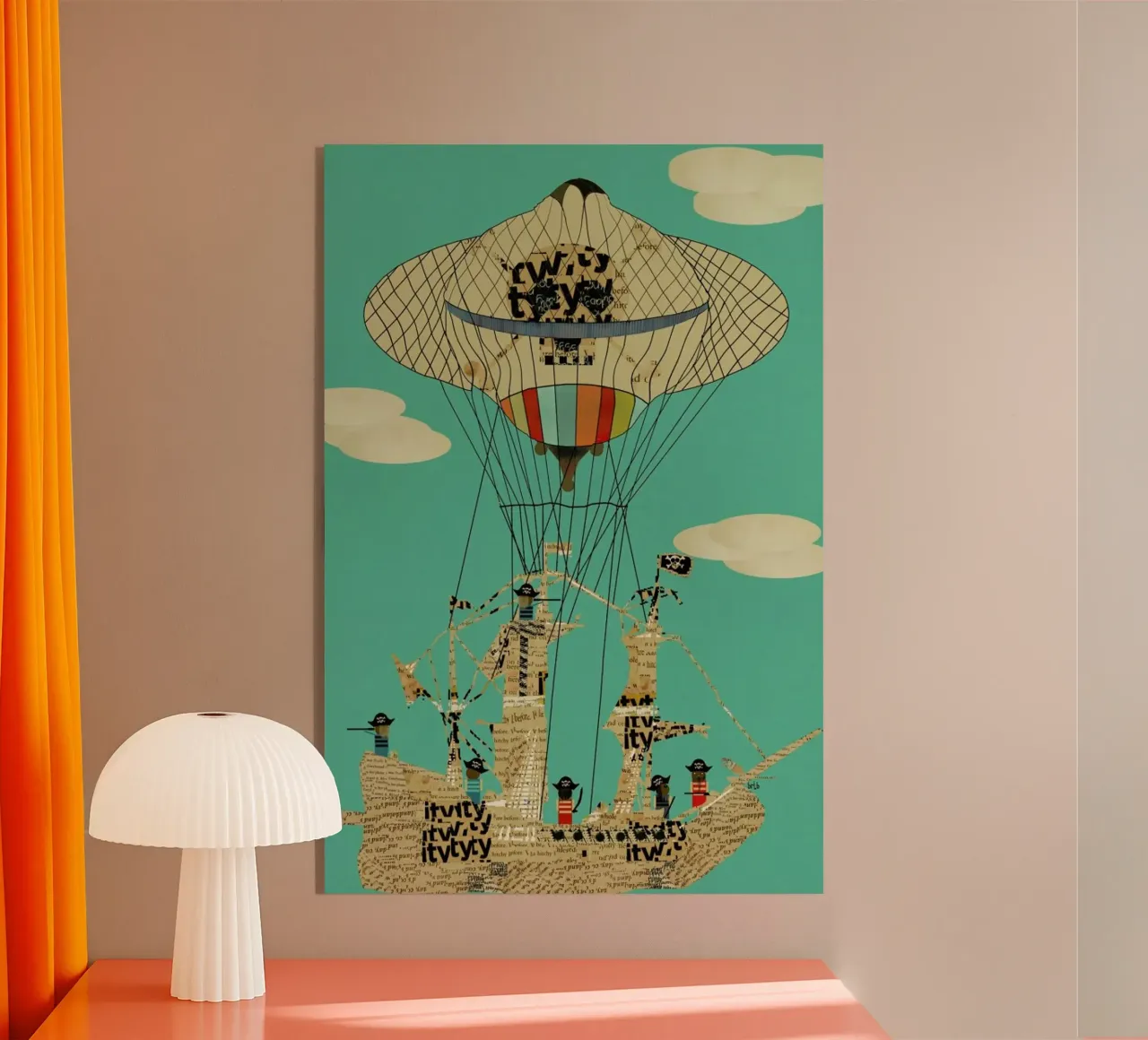 sky pirates plexiglass da Brian Buckley