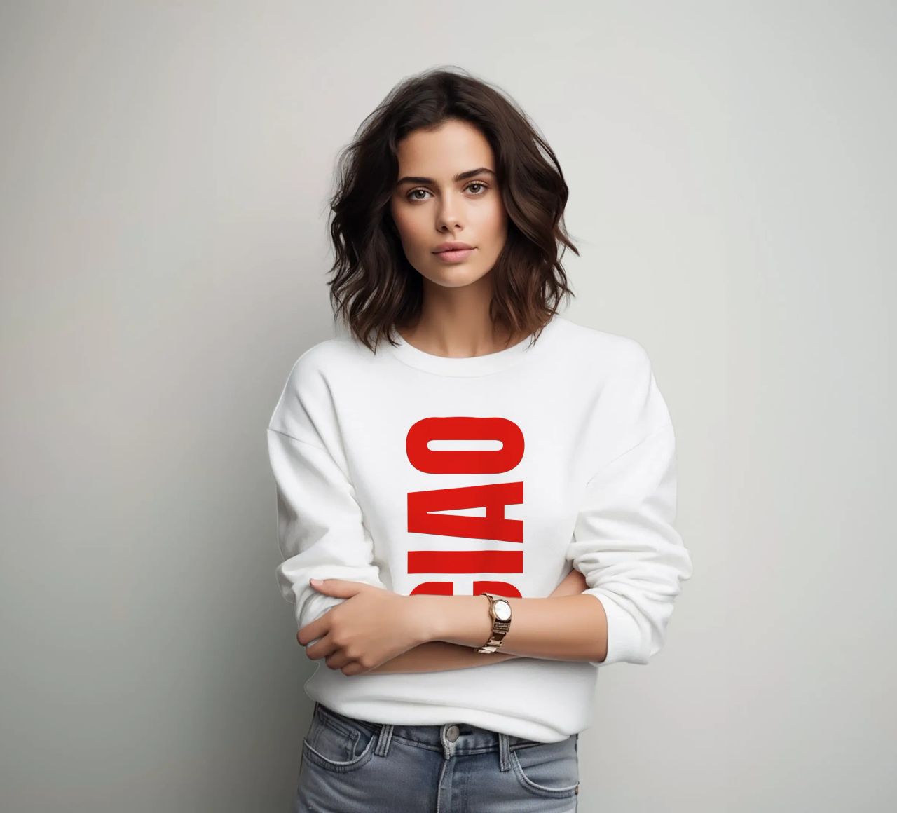 CIAO IN BOLD sweatshirt by The Quote Collective