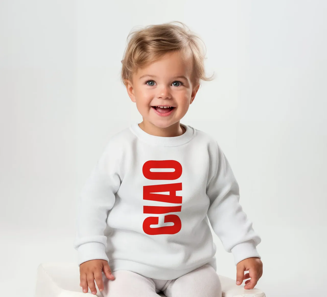 CIAO IN GRASSETTO felpa neonato da The Quote Collective