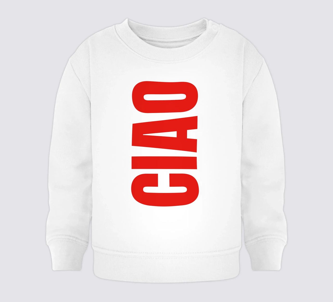 CIAO IN GRASSETTO felpa neonato da The Quote Collective