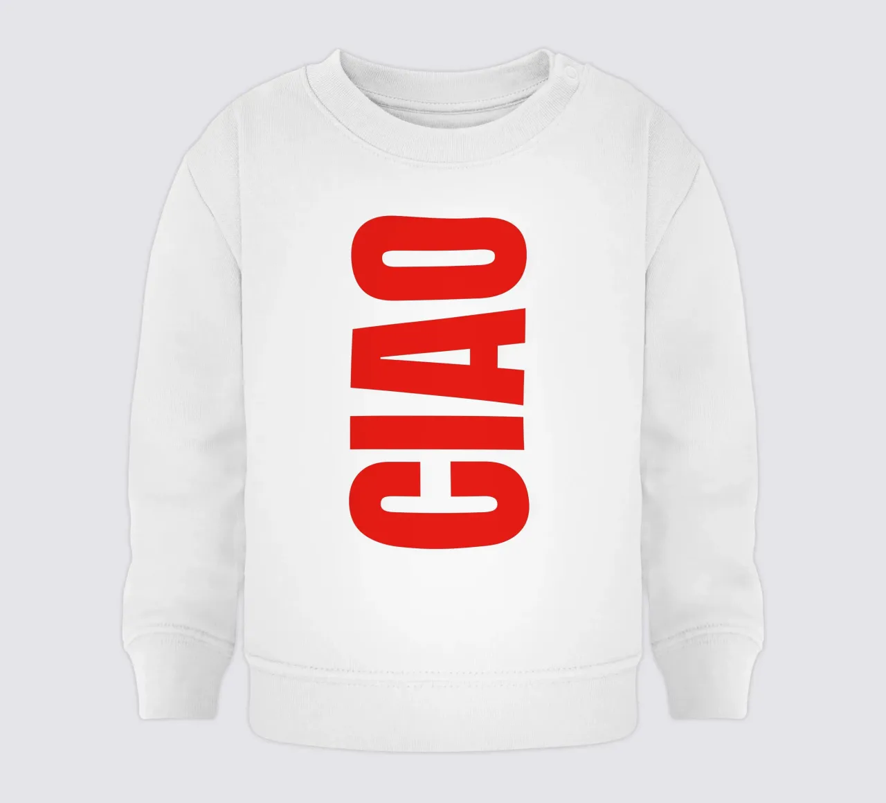 CIAO IN GRASSETTO felpa neonato da The Quote Collective