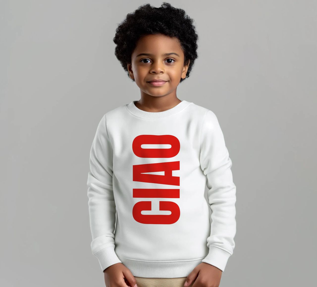 CIAO IN GRASSETTO felpa bambino da The Quote Collective