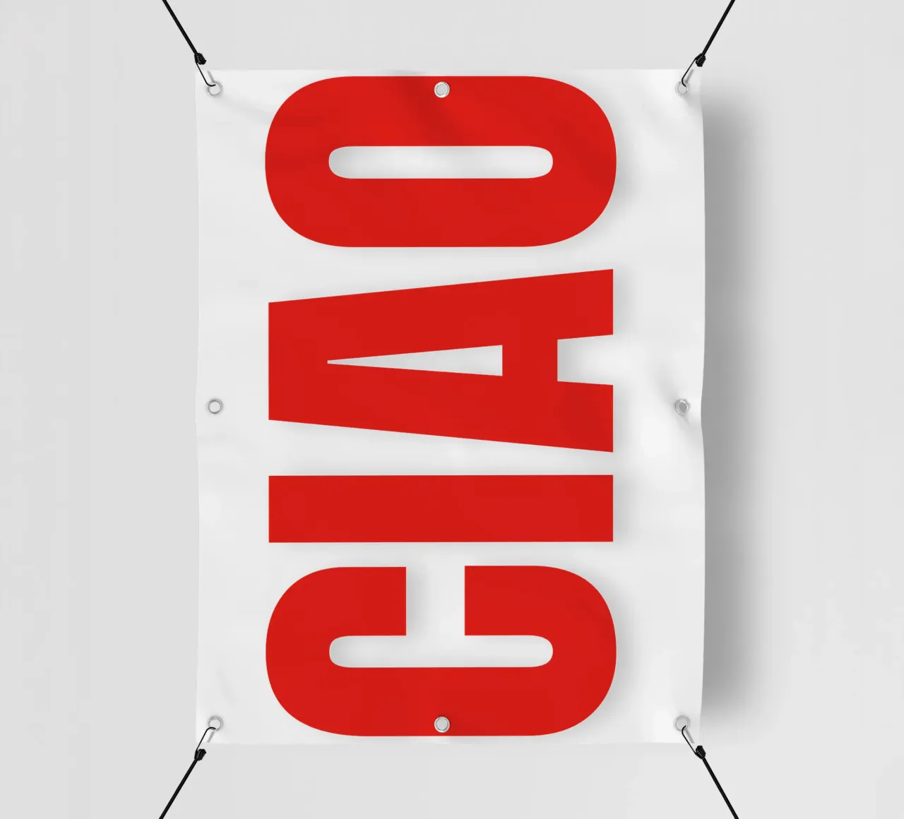 CIAO IN GRASSETTO telo in pvc da The Quote Collective