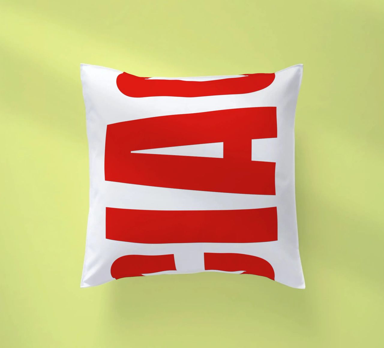 CIAO IN BOLD decorative cushion by The Quote Collective