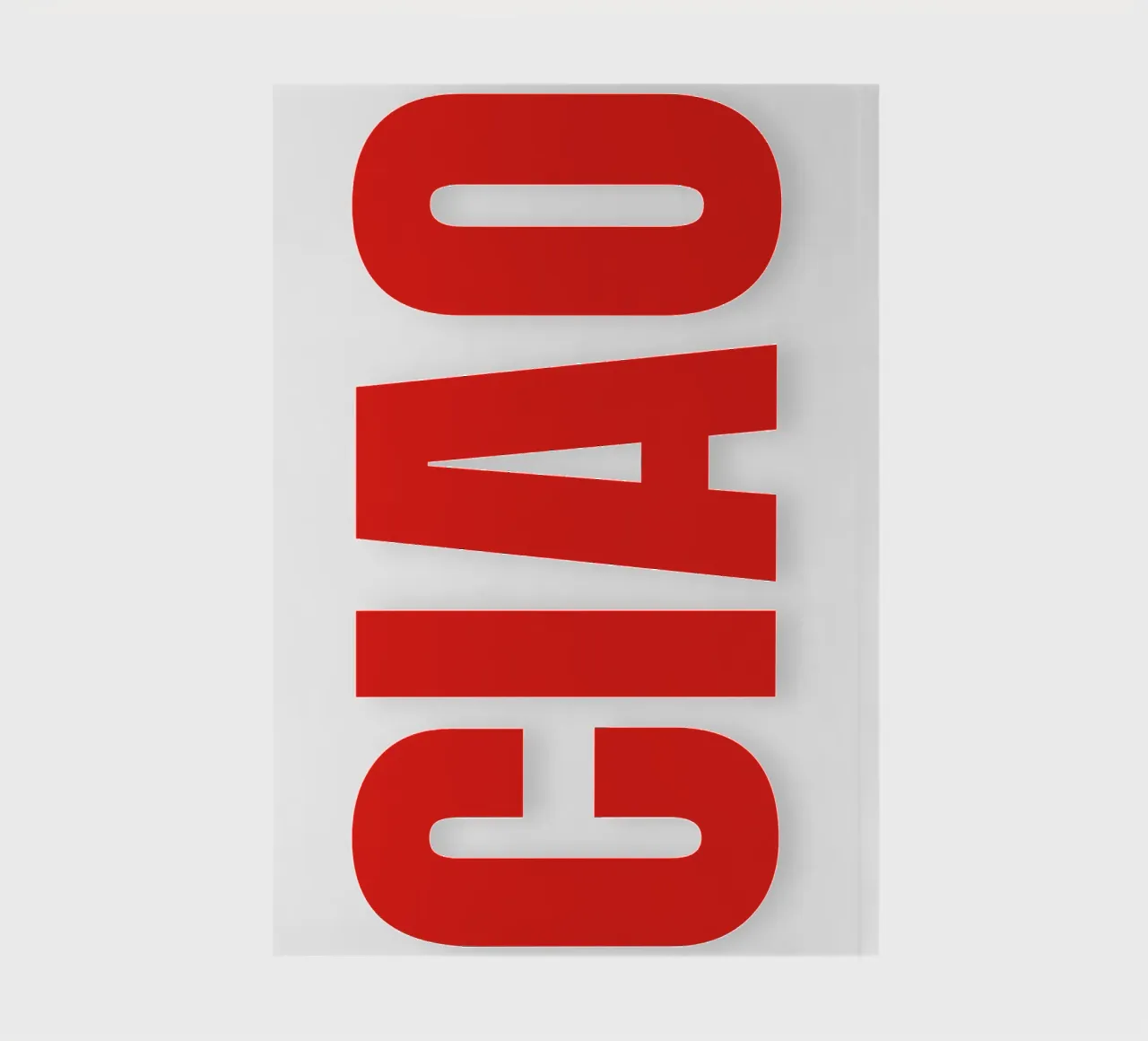 CIAO IN BOLD notebook by The Quote Collective