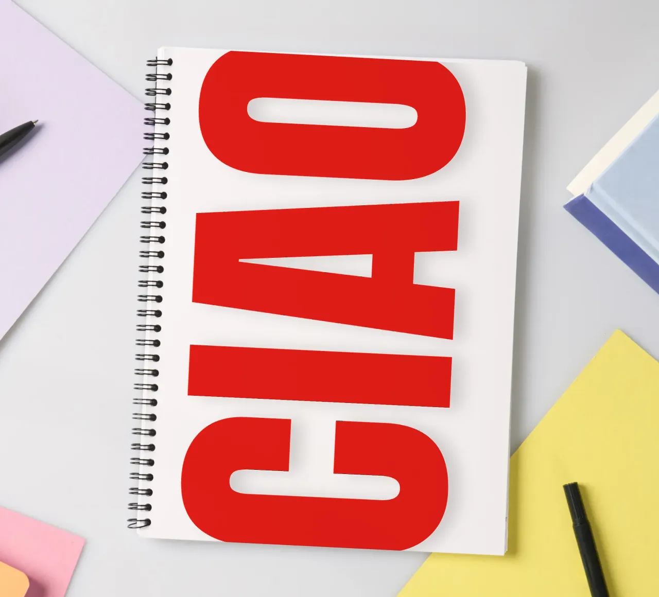 CIAO IN VET notitieboek met spiraal van The Quote Collective
