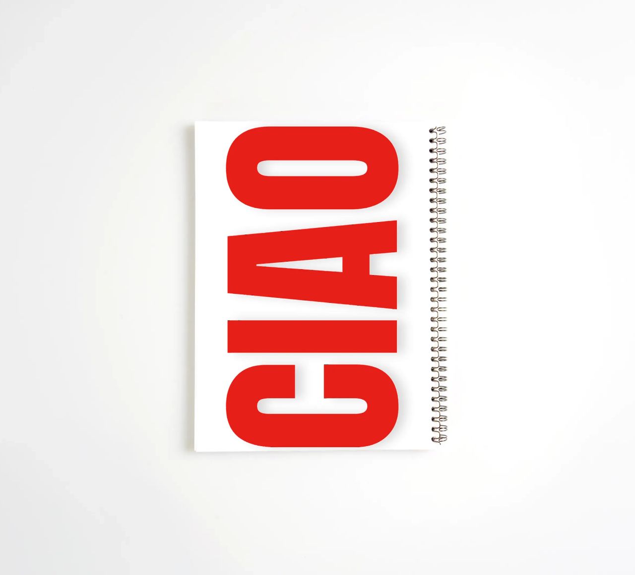 CIAO IN BOLD spiral notebook by The Quote Collective